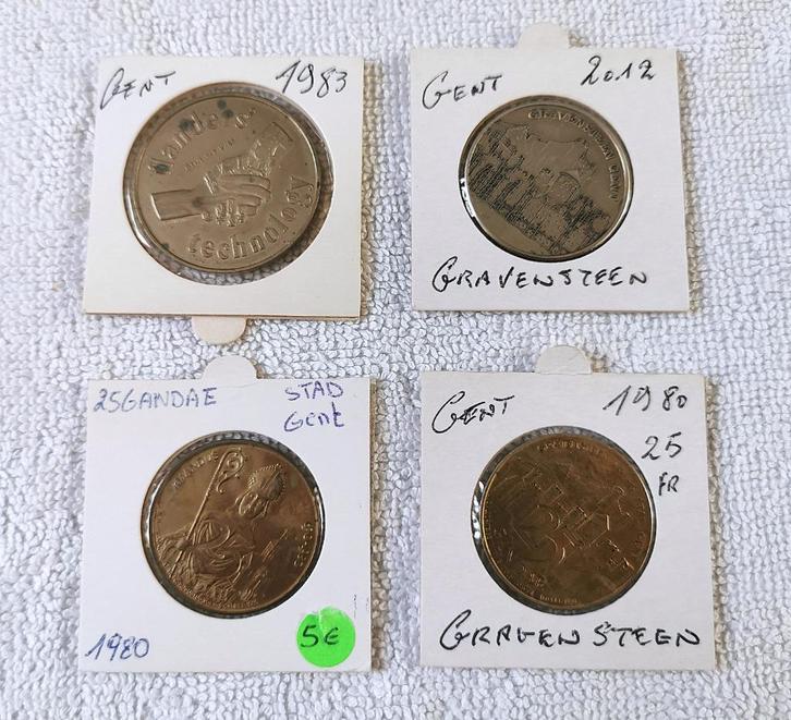 Munten Gent 1980-2012, Postzegels en Munten, Munten | België, Setje, Metaal, Ophalen of Verzenden