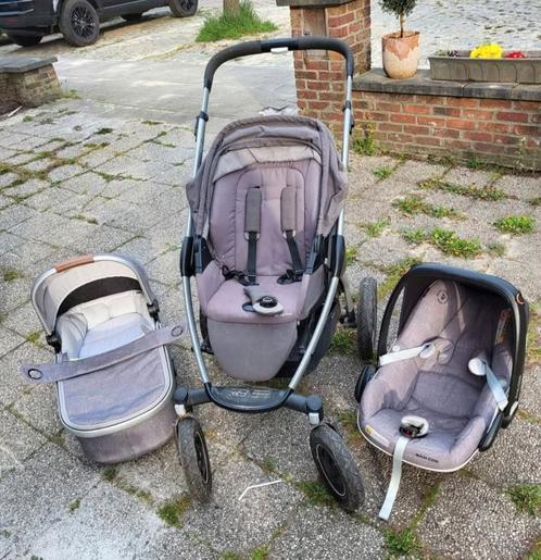 MaxiCosi 3in1 Buggy Grijs Gebruikte Maar Zeer Goede Staat, Kinderen en Baby's, Kinderwagens en Combinaties, Zo goed als nieuw