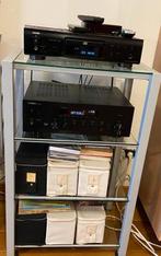 Hifirek / boekenrek, Huis en Inrichting, Ophalen, Gebruikt, Glas, Modern