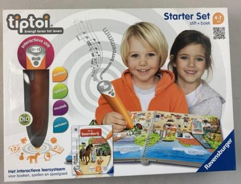 TipToi Ravensburger Starter Set Stift + Boek Op De Boerderij, Kinderen en Baby's, Speelgoed | Educatief en Creatief, Gebruikt