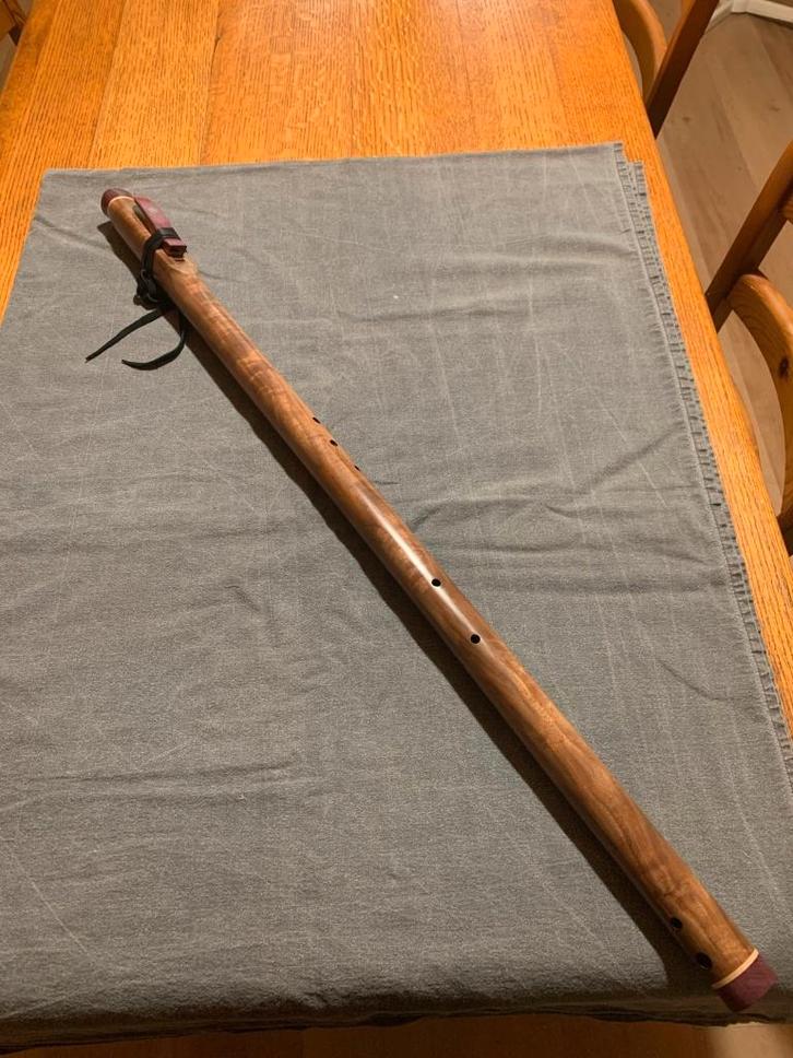 Singing Tree Curly Walnut Bass G 432Hz 2024, Muziek en Instrumenten, Blaasinstrumenten | Blokfluiten, Nieuw, Bas, Ophalen of Verzenden