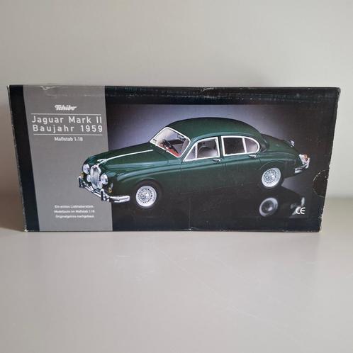 JAGUAR Mark 2 Saloon Green 1/18 TCHIBO MAISTO Neuve + Boite, Hobby en Vrije tijd, Modelauto's | 1:18, Nieuw, Auto, Maisto, Ophalen of Verzenden