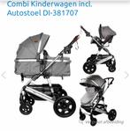 Combi kinderwagen incl. Autostoel, Kinderen en Baby's, Kinderwagens en Combinaties, Ophalen, Gebruikt, Combiwagen, Verstelbare duwstang