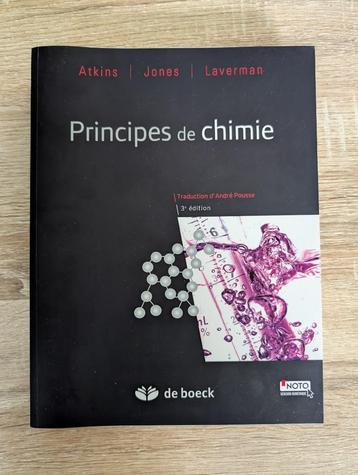 Principes de chimie (Atkins) 3th beschikbaar voor biedingen