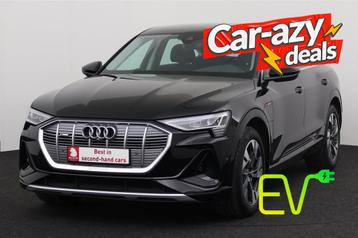 Audi e-tron SPORTBACK 50 QUATTRO S-LINE SPORTBACK 50 QUATTRO, Auto's, Audi, Automaat, Stof, Gebruikt, Zwart