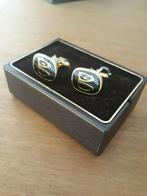 Boutons de manchette Doré., Handtassen en Accessoires, Manchetknopen, Ophalen, Gebruikt, Overige materialen, Verguld