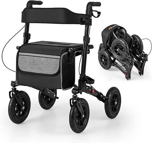 2 in 1 rollator en rolstoel | met tas | Nieuw, Diversen, Rollators, Nieuw, Opvouwbaar, Verzenden