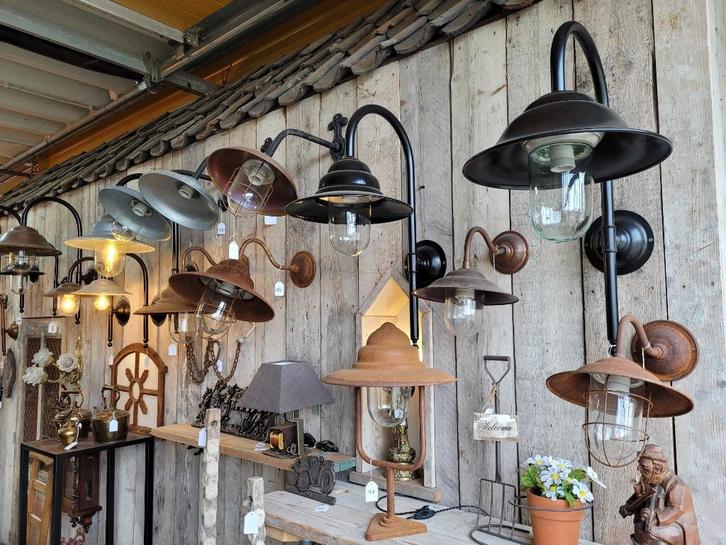 Landelijke klassieke buitenlampen stallamp tuinverlichting, Tuin en Terras, Buitenverlichting, Nieuw, Wandlamp, IJzer, 50 tot 250 watt