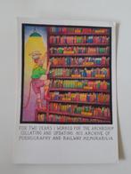 Glen Baxter - postkaart scout / aartsbisschop, Antiek en Kunst, Ophalen of Verzenden
