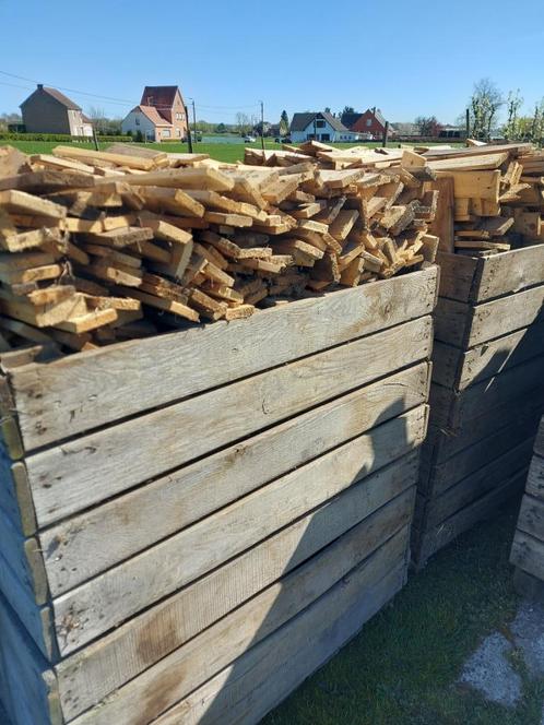 18 kube paletten brandhout met Eik pallox, Tuin en Terras, Brandhout, Blokken, Overige houtsoorten, 6 m³ of meer, Ophalen