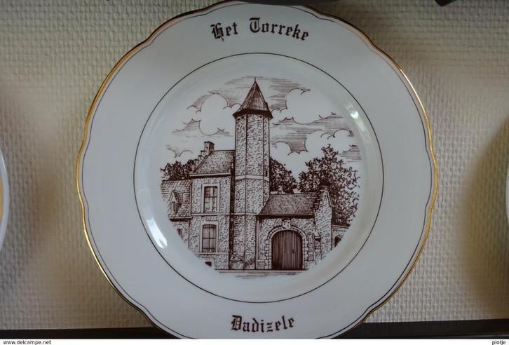 2 unieke borden DADIZELE magvam porselein (g swaenepoel), Antiek en Kunst, Antiek | Porselein, Ophalen of Verzenden