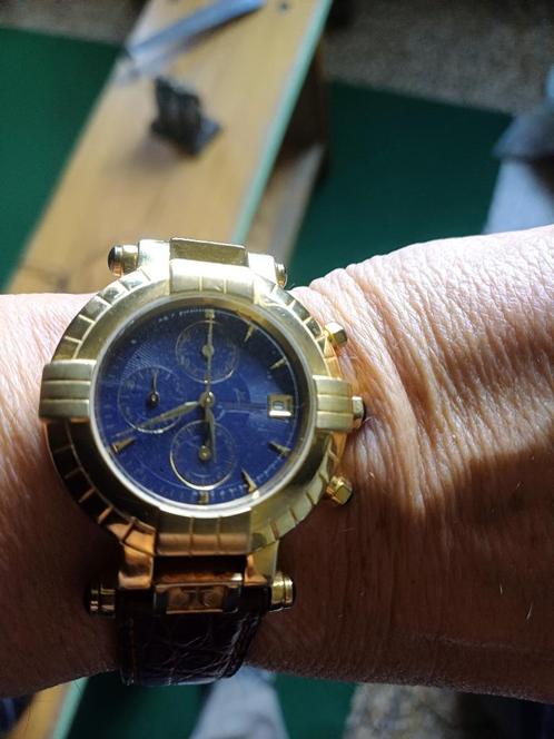 Horloge in Cartier Pasha-stijl, Handtassen en Accessoires, Horloges | Heren, Gebruikt, Polshorloge, Overige merken, Overige materialen