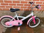 Meisjes fiets B'twin 16 inch, Fietsen en Brommers, Ophalen, Gebruikt, 16 tot 20 inch, B-Twin