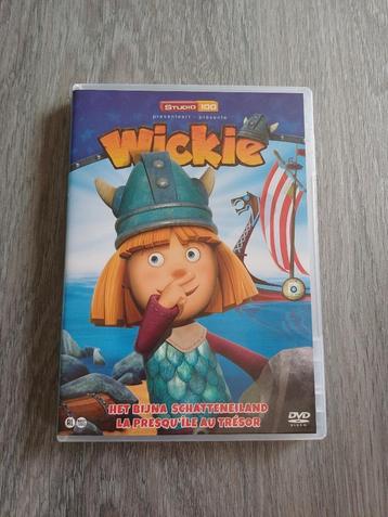 Wickie De Vicking DVD(Studio 100) - Het Bijna Schatteneiland, Tous les âges, Comme neuf, Enlèvement, Film