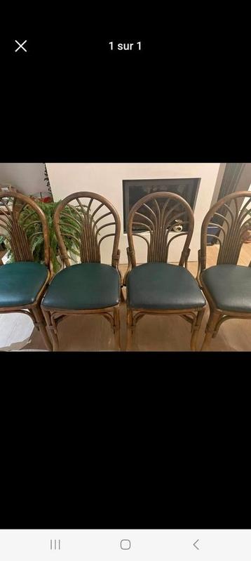 Chaises bambou beschikbaar voor biedingen