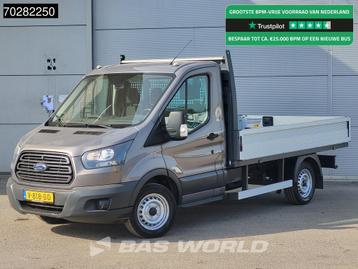 Ford Transit 105pk Open Laadbak Airco Cruise Euro6 Pritsche, Auto's, Bestelwagens en Lichte vracht, Euro 6, Bedrijf, Ford, Te koop