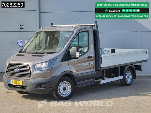 Ford Transit 105pk Open Laadbak Airco Cruise Euro6 Pritsche, Auto's, Bestelwagens en Lichte vracht, Bedrijf, Te koop, Airconditioning
