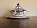 Grote Hollandse polychrome sierpot met onderschaal (Velsen), Ophalen of Verzenden