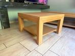 Massief eiken salontafel vierkant, Huis en Inrichting, Tafels | Salontafels, Ophalen, 50 tot 100 cm, 50 tot 100 cm, Minder dan 50 cm