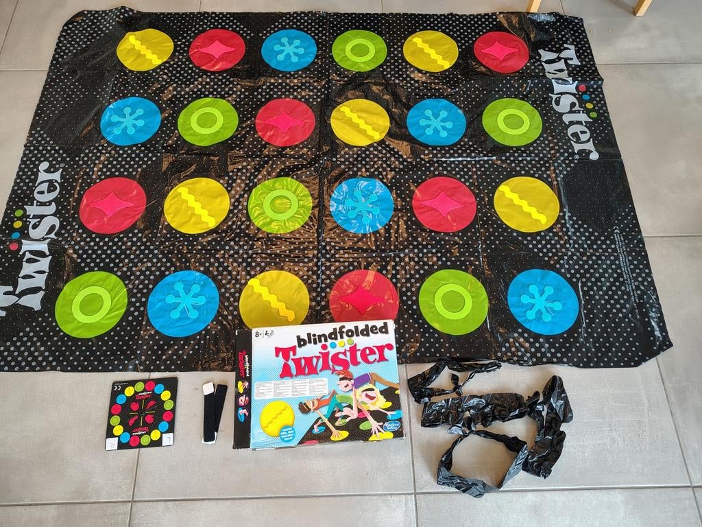 Twister blindfolded, Ophalen