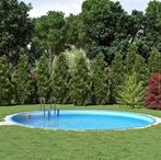 piscine encastrée ou en surface en métal, Jardin & Terrasse, 120 cm ou plus, 300 cm ou plus, Piscine intégrée, Rond