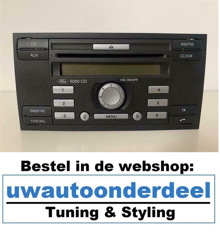 Ford CD6000 CD 6000 radio Focus, Mondeo, S-max, C-max, Auto diversen, Tuning en Styling, Verzenden