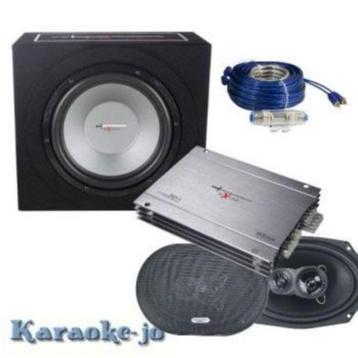 Complete Car Audio set Speakers, Sub en versterker beschikbaar voor biedingen