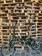 Brompton H6R racing groene naafdynamo met 6 versnellingen,m, Fietsen en Brommers, Ophalen, Brompton, 14 tot 16 inch, Versnellingen