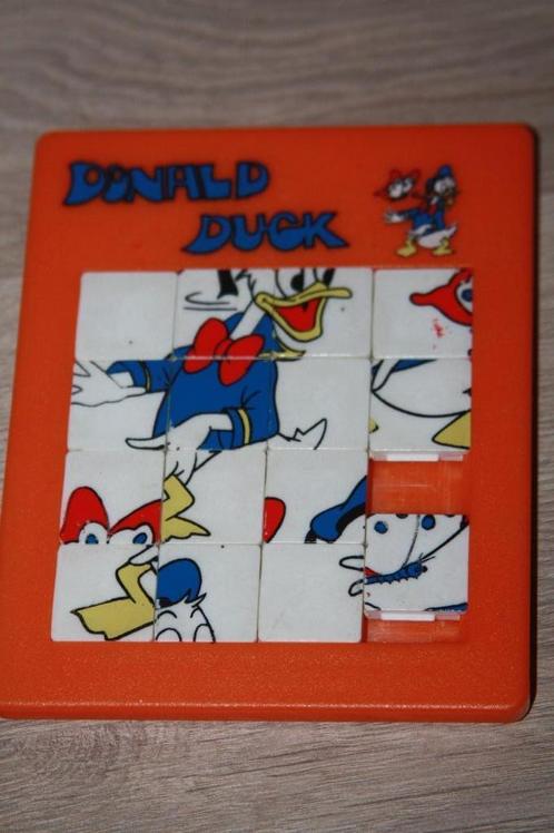 Disney , schuifpuzzel Donald Duck , Greenwell , 12x10 cm, Verzamelen, Disney, Gebruikt, Overige typen, Donald Duck, Ophalen of Verzenden