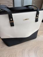 Schoudertas beige met zwart, Ophalen, Nieuw, Beige