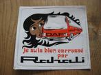 Vintage Sticker DAF Autobus , Ophalen of Verzenden, Nieuw, Auto of Motor