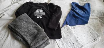 2 pyjamas maat xl uil en strikjes nieuw beschikbaar voor biedingen