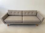 Moderne grijze 3-zit zetel, Huis en Inrichting, Ophalen, Driepersoons, 75 tot 100 cm, Zo goed als nieuw