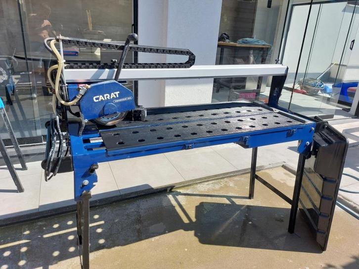 Tegelzaagtafel carat, Doe-het-zelf en Bouw, Gereedschap | Zaagmachines, Zo goed als nieuw, Overige typen, 1200 watt of meer, 30 tot 70 mm