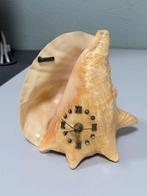 Vintage Schelpklok Grote Gepolijste Conchshell Florida Decor, Antiek en Kunst, Antiek | Klokken, Ophalen of Verzenden