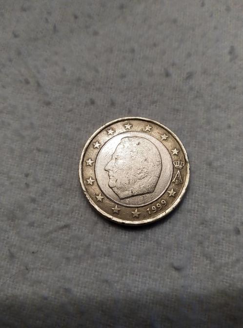 Munten - Muntje : 1 (Één) Euro, België, 1999, Collections, Collections Autre, Utilisé, Enlèvement ou Envoi