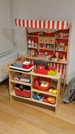 Houten winkel voor kinderen, Kinderen en Baby's, Speelgoed | Houten speelgoed, Ophalen, Zo goed als nieuw, Meubelstuk of Keukentje