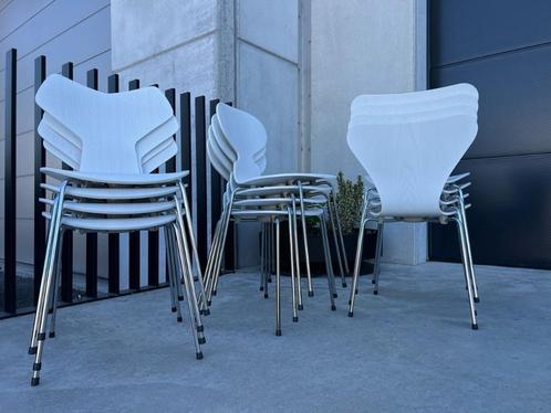 Fritz Hansen, Arne Jacobsen stoelen, grand prix, series 7..., Huis en Inrichting, Stoelen, Zo goed als nieuw, Vijf, Zes of meer stoelen