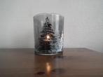 Kaarsenhouder met patronen (dennenboom) Hoogte 10/ di 9 cm, Huis en Inrichting, Woonaccessoires | Kandelaars en Kaarsen, Verzenden