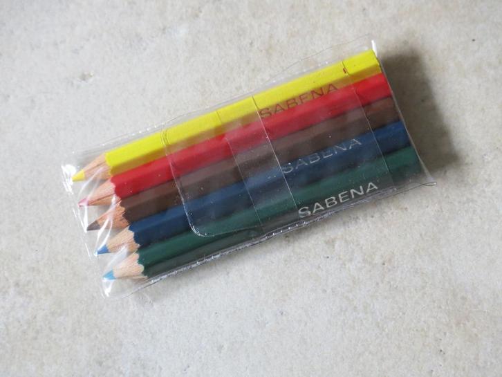 Een setje kleurpotloden van Sabena, NIEUW, Verzamelen, Luchtvaart en Vliegtuigspotten, Nieuw, Overige typen, Ophalen of Verzenden