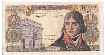 Frankrijk, 100 Nouveaux Francs, 1959, p144