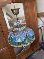 Tiffany hanglamp lood glas, Utilisé, Enlèvement ou Envoi, Verre