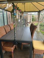 Tafel, Tuin en Terras, Tuinsets en Loungesets, Ophalen, Zo goed als nieuw, Eettafel, 8 zitplaatsen