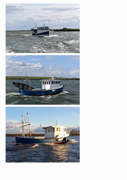 Zeer mooie polyester visboot, reddingssloep, Watersport en Boten, Vis- en Consoleboten, Gebruikt, 30 tot 50 pk, 6 meter of meer