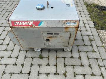 Yanmar 5,5 kW generator op benzine electrisch gestart 