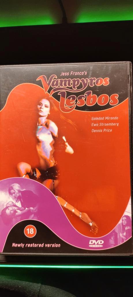 Vampiros Lesbos (Special Uncut Version) Eng/Rare, Cd's en Dvd's, Dvd's | Horror, Zo goed als nieuw, Vampiers of Zombies, Vanaf 16 jaar