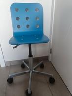 Bureaustoel kind Ikea, Bleu, Chaise de bureau, Enlèvement, Utilisé