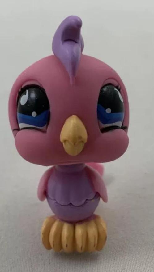 Littlest Pet Shop 923 Cockatoo Bird Kaketoes Cacatuidae Kaka, Verzamelen, Poppetjes en Figuurtjes, Zo goed als nieuw, Verzenden