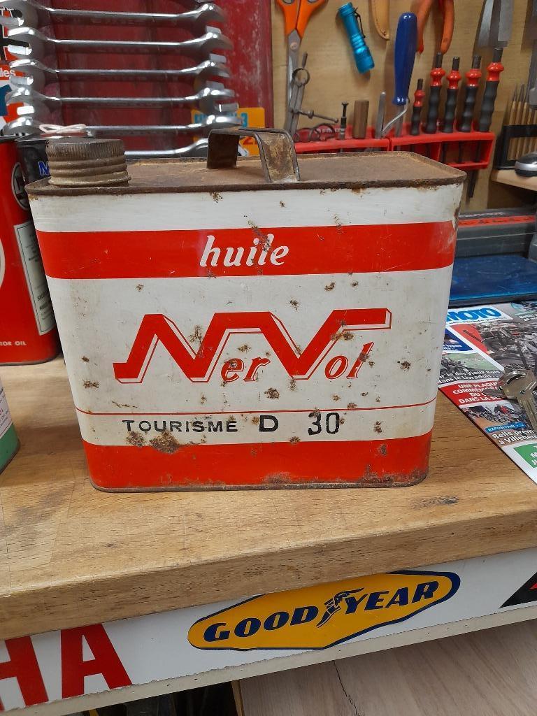oude Nervol tourism d30 lege oliekan van 5 liter, Verzamelen, Blikken, Gebruikt, Overige, Overige merken, Verzenden