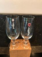 JUPILER 33 cl glas op voet, Ophalen of Verzenden, Gebruikt, Glas of Glazen, Jupiler